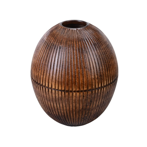 7 W x 28 H Deco 79 37583 Wood Vase 7 W x 28 H Deco 79 37583 Wood Vase